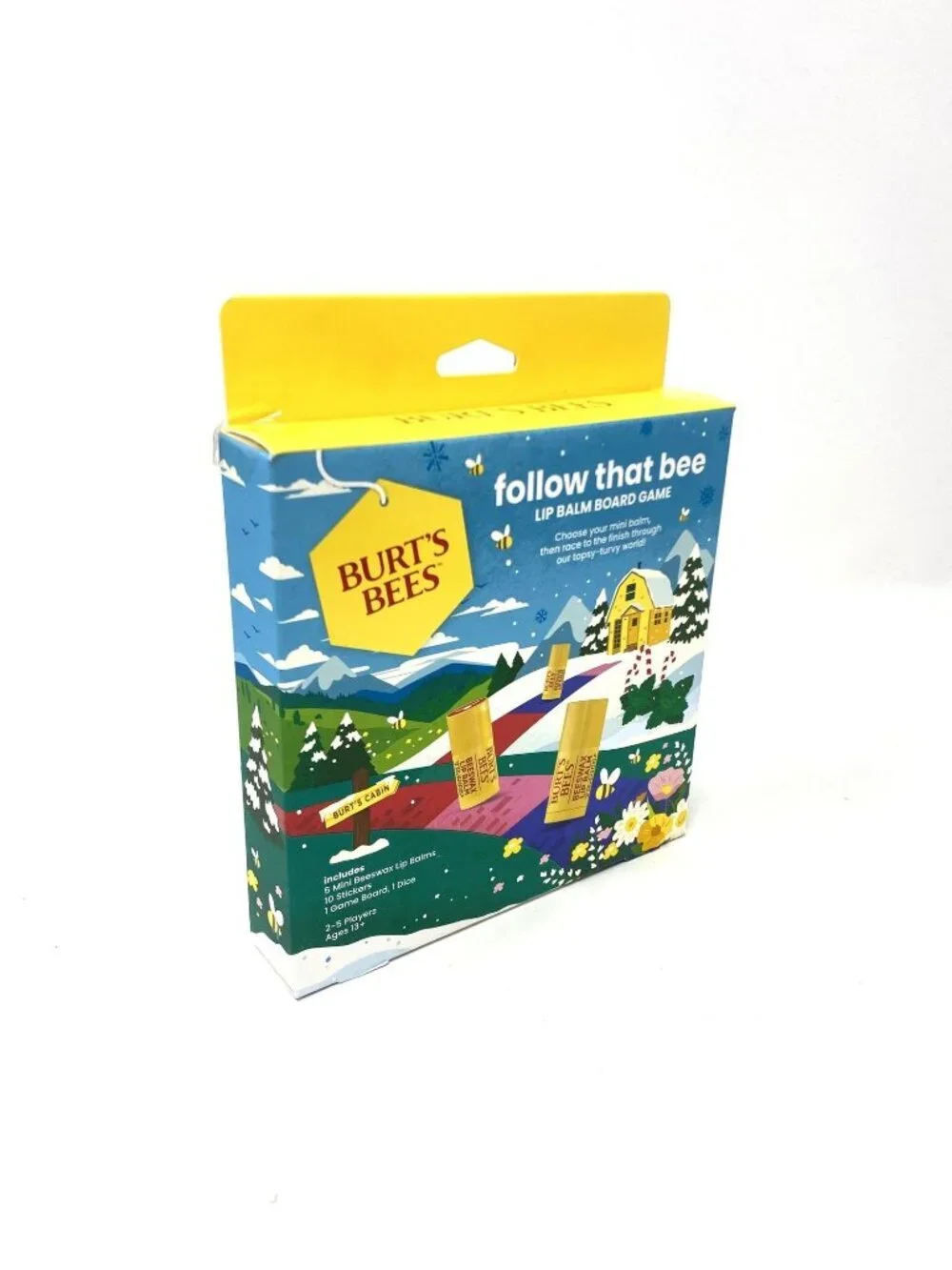 Burt's Bees Holiday Limited Edition Follow that Bee Board Game Lip Balm Gift Set